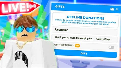 Live Donating And Raising Robux In Ultimate Donations Youtube