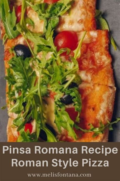 Pinsa Romana Recipe Roman Style Pizza