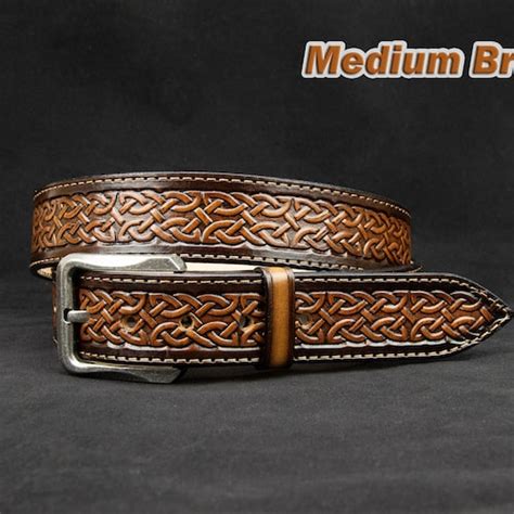 Personalized Leather Belt Tooled Leather Belts Western Belt Etsy