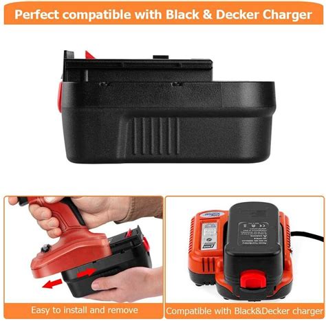 Hpb18 18v 45ah Ni Mh Battery Replace For Black And Decker Hpb18 Ope 18 Volt Ebay