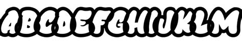 BubbleGraff-Outline Font - Decorative/Display Playful, Graff - What Font Is