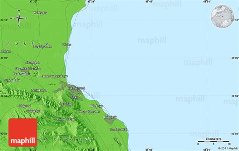 Political Map of Makhachkala