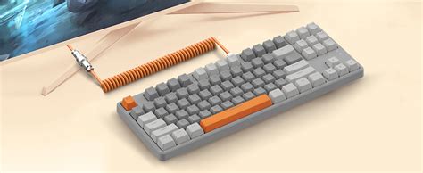 Amazon MAGIC REFINER AK873 Gaming Keyboard Hot Swappable Linear Red Switch PBT Keycap 75