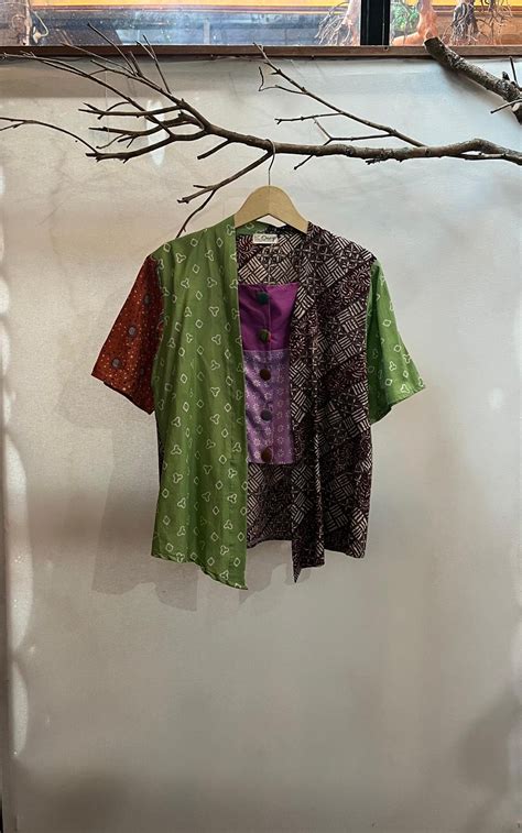 cara membuat batik jumputan 2 warna 2