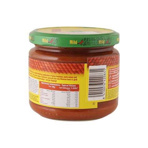 Old El Paso Original Salsa Mild 312g Online At Best Price Mexican Foods Lulu Ksa