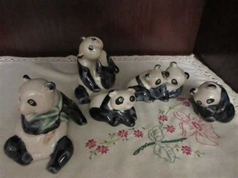 Pandas Bone China Ornaments Decorative Accessories In Alexandra