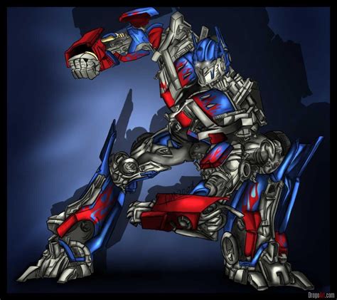 How to Draw Optimus Prime From Transformers | Optimus prime, Realistic ...