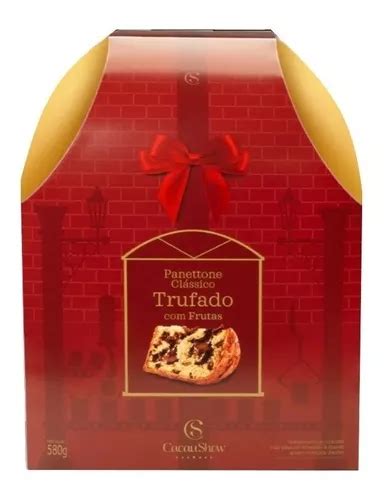 Panettone Trufado Cl Ssico G Cacau Show Sabores Mercadolivre