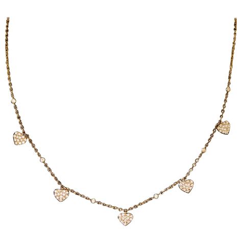 Cartier Pav Diamond Heart Pendant Necklace At Stdibs