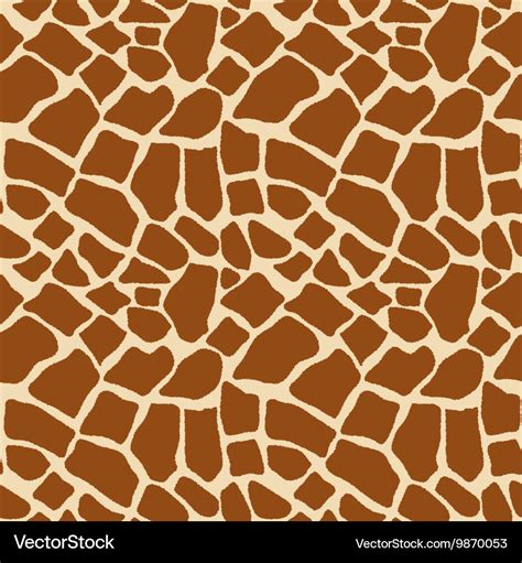 Coloring giraffe seamless pattern Royalty Free Vector Image