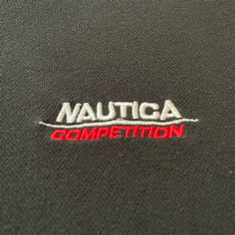 Vintage S Nautica Competition Embroidered Quarter Depop