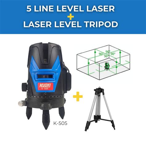 KUOKI Laser Leveling Automatic 2 Lines 3 Lines 5 Lines Green Lines K