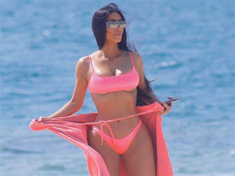 Kim Kardashian Visita Los Cabos Su Bikini Enciende Las Redes