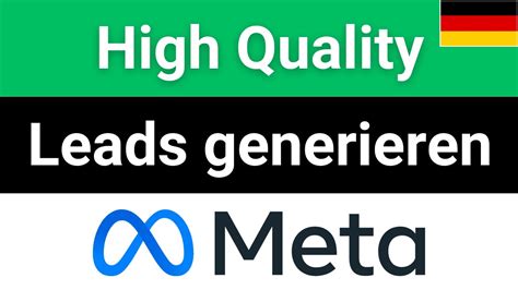 Facebook Ads High Quality Lead Methode Für Bessere Leads Und Mehr