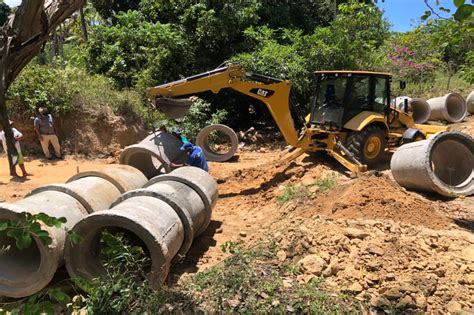 Prefeitura Implanta Rede De Drenagem No Ca Pe Novo Prefeitura