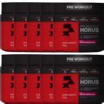 Kit 10X Hórus Pre Workout 150g Frutas Vermelhas Max Titanium