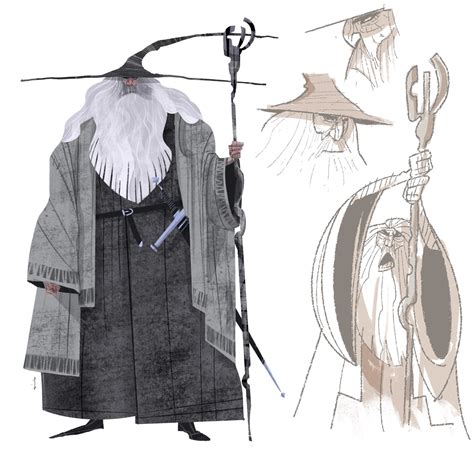 ArtStation - The Lord of the Rings - Concept - Gandalf the Grey