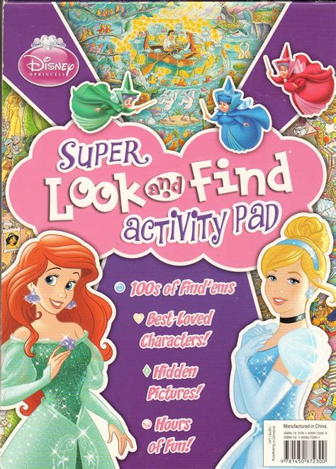 Disney Princess, Super Look and Find Activity Pad: Disney Storybook ...