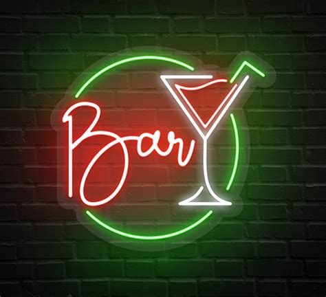 Bar Neon Sign Custom Bar Neon Sign Uk