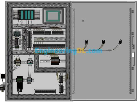 Detailed Model Of Industrial Control Electric Cabinet Design