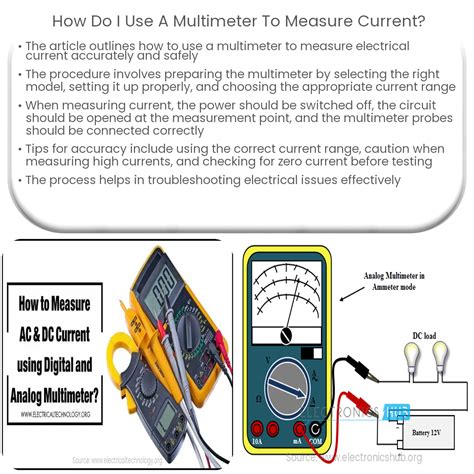 How Do I Use A Multimeter To Measure Current