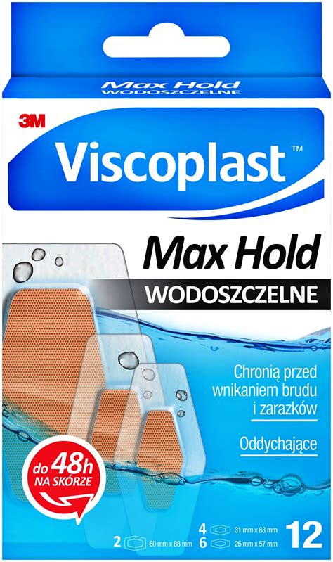 VISCOPLAST PLASTRY MAX HOLD Wodoszczelne 12 Szt 9535057360 Allegro Pl