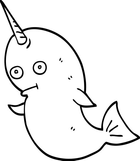 narwhal drawing 4