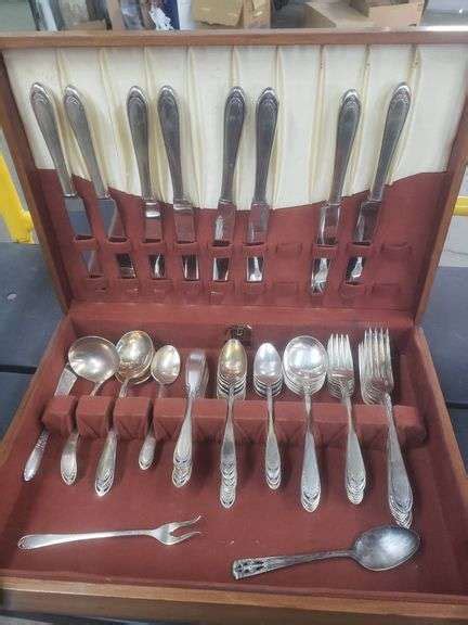 1847 Rogers Bros. Silverware Set - Baer Auctioneers - Realty, LLC