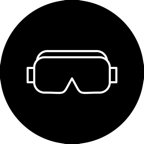 Safety Glasses Vector Icon Style 22542839 Vector Art At Vecteezy