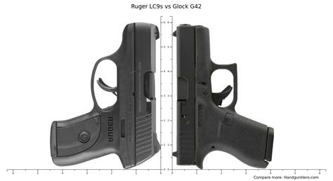 Ruger Lc S Vs Glock G Vs Ruger Lcp Max Size Comparison Handgun Hero