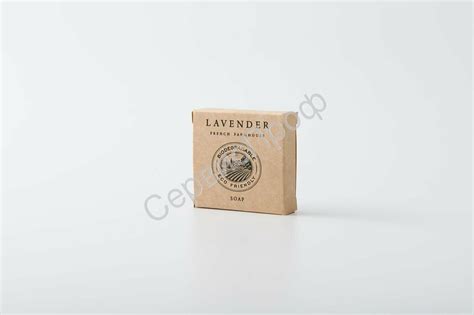 Купить мыло круглое крафт-картон 20 гр. LAVENDER