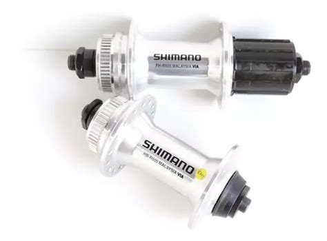 Par Cubo Shimano R505 Speed Freio Disco Center Lock 32 Furos