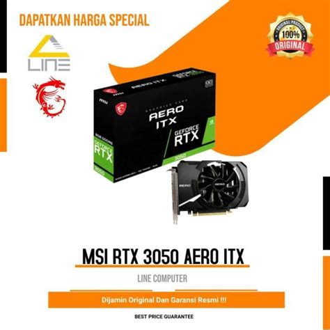 Jual Vga Msi Rtx Aero Itx Gb Ddr Msi Geforce Rtx Gb Itx