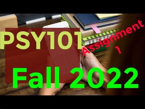 Psy Assignment Psy Fall Assignment Psy