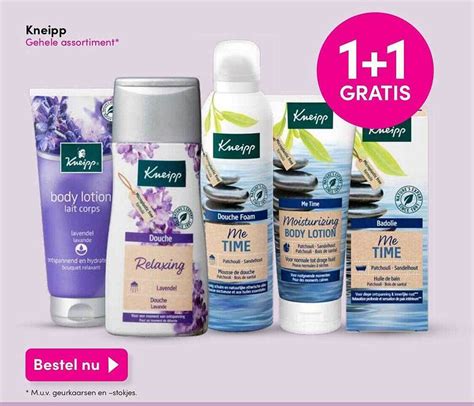 Kneipp 1 1 Gratis Aanbieding Bij DA