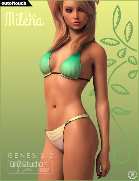 Milenas Bikini For Genesis 2 Female S Daz 3d