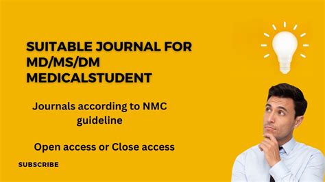 Best Journals For Md Ms Dm Medical Student As Per Nmc Guideline Youtube