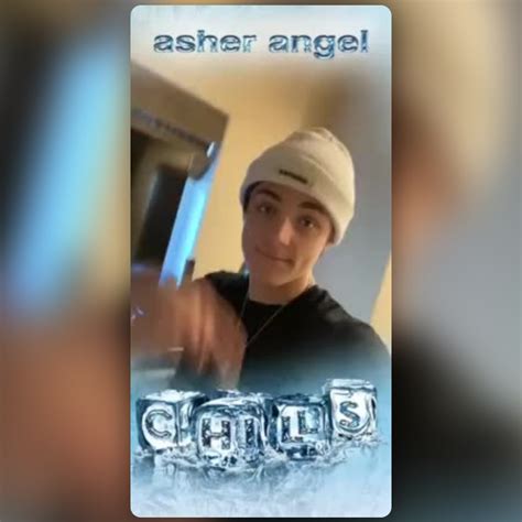 Asher Angel Chills Lens by Asher Angel - Snapchat Lenses and Filters