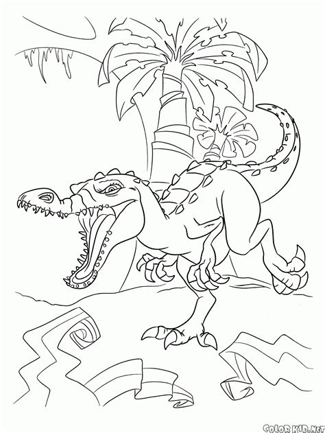 Ice Age Dinosaur Coloring Pages Ice Age Coloring Pages | Images and ...