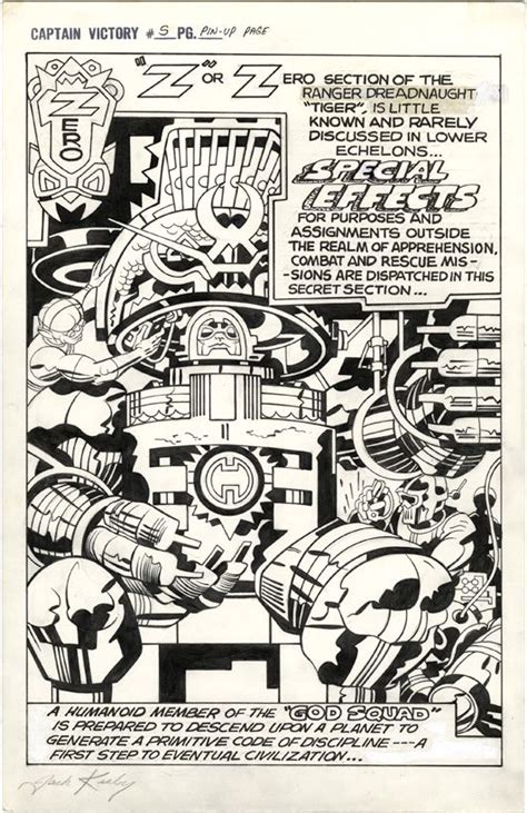 Gallery Of Comic Art By Jack Kirby Captain Victory And The Galactic