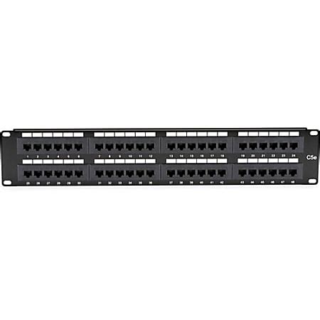 Black Box Cat E Patch Panel Punchdown U Unshielded Port X Rj