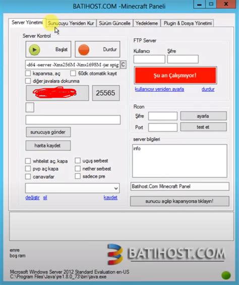 Batihost Ile Minecraft Sunucu Kurma Batihost Wiki