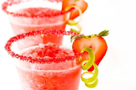 Strawberry Daiquiri Stock Image Image Of Healthy Strawberry 285528529