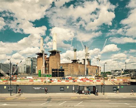 Finishing touches for iconic Battersea Power Station chimneys