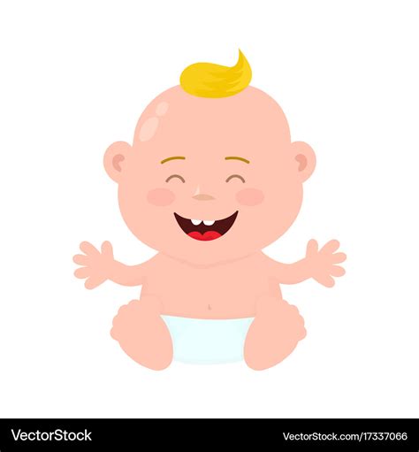 baby smile vector doodle baby smile isolated  white background