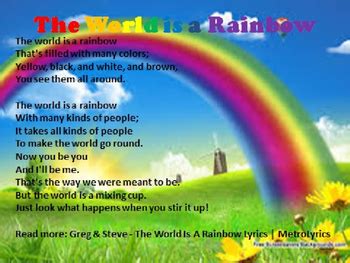 "The World is a Rainbow" by My music class | TPT