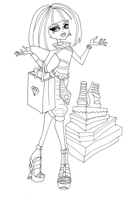 Раскраски Монстр Хай (Monster High). Скачать. Распечатать