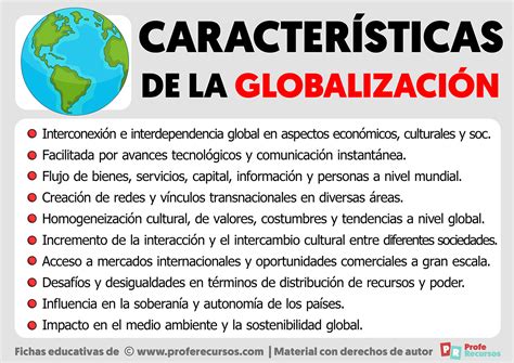 Características de la Globalización