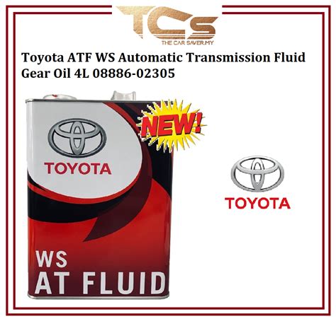 TRANSMISSION FLUID ATF WS AT FLUID TOYOTA MOTOR OIL NDE 43 OFF