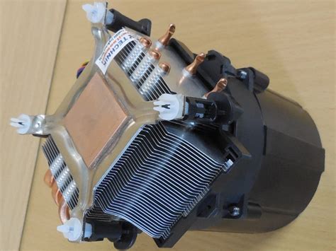 Medion Intel Sockel 775 CPU Kühler AVC Fan Lüfter 4 pol 92mm Alu Kupfer